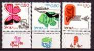 K0068 - ISRAEL Yv N°591/93 ** AVEC TAB ENVIRONNEMENT - Unused Stamps (with Tabs)