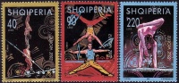 EUROPA -CEPT 2002 ALBANIA  3V NEUF ** (MNH) LE CIRQUE - 2002