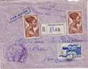 CONGO-BRAZZAVILLE LETTRE RECOMMANDEE 20-3-1949 - Briefe U. Dokumente