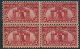 !a! USA Sc# 0627 MNH BLOCK (Gum Slightly Damaged) - Liberty Bell - Nuevos