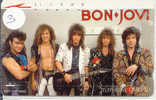 BON JOVI Telefonkarte Telecarte (3) Music - Musik - Musique - Muziek - Musik