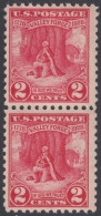 !a! USA Sc# 0645 MNH Vert.PAIR (a1) - Valley Forge - Ungebraucht