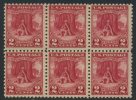 !a! USA Sc# 0645 MNH Horiz.BLOCK(6) - Valley Forge - Unused Stamps