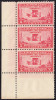 !a! USA Sc# 0649 MNH Vert.STRIP(3) From Lower Left Corner - Aeronautics Conference - Unused Stamps