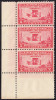 !a! USA Sc# 0649 MNH Vert.STRIP(3) From Lower Left Corner - Aeronautics Conference - Nuevos