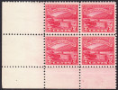 !a! USA Sc# 0681 MNH BLOCK From Lower Left Corner - Ohio River Canalization - Nuovi