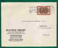 LUXEMBOURG - 1956 COVER TO BELGIQUE - 10th ANNIV UNITED NATIONS - Yvert # 497 - Briefe U. Dokumente