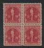 !a! USA Sc# 0688 MNH BLOCK (bottom Side Cut) - Braddocks Fields - Ongebruikt