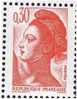 Variété Connue Du Liberté N° 2182 30 C Orange (Trés Grande Griffe) - 1982-1990 Liberté De Gandon