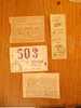 Train  Tickets -  Hungary - Railway MÁV  1950-80´s  D15012 - Europe