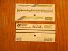 Italy , Italia Autostrada ,  Motorway  Ticket  2 Pcs  1990´s  D15015 - Altri & Non Classificati