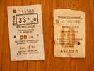 Railway - Train  Tickets   - Hungary  ,-  Used  1950´s  And 1990´s  D15076 - Europa