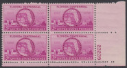 !a! USA Sc# 0927 MNH PLATEBLOCK (LR/23239/a) - Florida Statehood - Ongebruikt