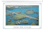 CP - 1000 ISLANDS -  AERIAL VIEW OF THE CANADIAN SPAN OF THE 1000 ISLANDS INTERNATIONAL BRIDGE - Otros & Sin Clasificación