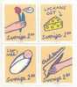 SUECIA 1992  - SELLOS DE FELICITACIONES - YVERT 1708-1711 - Unused Stamps