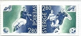 SUECIA1992 - CAMPEONATO DE EUROPA DE FUTBOL - YVERT 1697-1698 - Unused Stamps