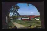 Farm Scene From Inside Covered Bridge In Coventry - Otros & Sin Clasificación