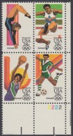 !a! USA Sc# C101-C104 MNH PLATEBLOCK (LR/2222/a) - Summer Olympics - 3b. 1961-... Nuovi