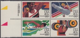 !a! USA Sc# C105-C108 MNH BLOCK W/ Left Margins & Copyright Symbol (a02) - Summer Olympics - 3b. 1961-... Nuevos