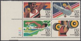 !a! USA Sc# C105-C108 MNH PLATEBLOCK (LL/2222/a) - Summer Olympics - 3b. 1961-... Nuevos