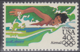 !a! USA Sc# C107 MNH SINGLE - Summer Olympics: Womens Swimming - 3b. 1961-... Neufs