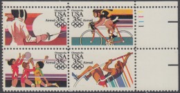 !a! USA Sc# C109-C112 MNH PLATEBLOCK (UR/1111/a) - Summer Olympics - 3b. 1961-... Ungebraucht