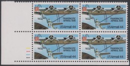 !a! USA Sc# C115 MNH PLATEBLOCK (LL/1111/a) - Transpacific Airmail; 50th Anniv. - 3b. 1961-... Neufs