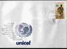 Fdc DDR 1989 Organisations Internationales UNICEF Solidarité Enfants Afrique - UNICEF