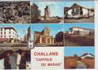 SUPERBE CPM..DE..CHALLANS..BELLE MULTIVUES DE LA VILLE..CAPITALE DU MARAIS.. - Challans