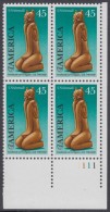 !a! USA Sc# C121 MNH PLATEBLOCK (LR/1111) - Pre Columbian America - 3b. 1961-... Ungebraucht