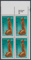 !a! USA Sc# C121 MNH ZIP-BLOCK (UR) - Pre Columbian America - 3b. 1961-... Nuovi