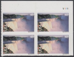 !a! USA Sc# C133 MNH PLATEBLOCK (UR/V11111/a) - Niagara Falls - 3b. 1961-... Nuevos