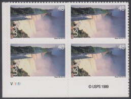 !a! USA Sc# C133 MNH PLATEBLOCK (LL/V11111/a) - Niagara Falls - 3b. 1961-... Neufs