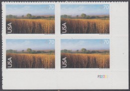 !a! USA Sc# C136 MNH PLATEBLOCK (LR/P22222) - Nine-Mile Prairie, Nebraska - 3b. 1961-... Ungebraucht