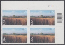 !a! USA Sc# C136 MNH PLATEBLOCK (UR/P11111) - Nine-Mile Prairie, Nebraska - 3b. 1961-... Ungebraucht