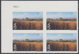 !a! USA Sc# C136 MNH PLATEBLOCK (UL/P22222) - Nine-Mile Prairie, Nebraska - 3b. 1961-... Nuevos