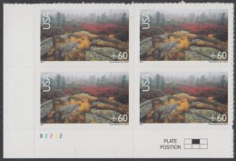 !a! USA Sc# C138 MNH PLATEBLOCK (LL/B2222/a) - Acadia National Park - 3b. 1961-... Nuovi