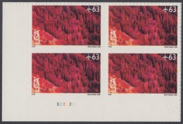 !a! USA Sc# C139 MNH PLATEBLOCK (LL/S22222/a) - Bryce Canyon, Utah - 3b. 1961-... Neufs