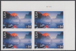 !a! USA Sc# C141 MNH PLATEBLOCK (UR/V11111/a) - Yosemite National Park - 3b. 1961-... Nuevos