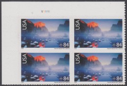 !a! USA Sc# C141 MNH PLATEBLOCK (UL/V11111/a) - Yosemite National Park - 3b. 1961-... Ongebruikt