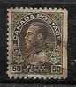 CANADA - 1911/6 - George V -50c Black  - Yvert # 99a -  One Side Imperforate - - Used Stamps