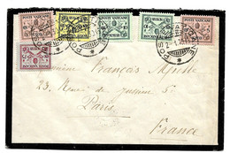 VAT064 / - VATIKAN -  Trauerbrief 1930 Nach Paris Mit Freimarken 1929 - Covers & Documents