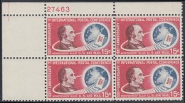 !a! USA Sc# C066 MNH PLATEBLOCK (UL/27463) - Montgomery Blair - 3b. 1961-... Neufs