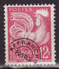 111 YT - Préoblitéré Coq - Sans Gomme - 12f - 1953-1960