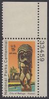!a! USA Sc# C084 MNH SINGLE From Upper Right Corner W/ Plate-+ (UR/33459) - City Of Refuge - 3b. 1961-... Unused