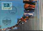 CPJ ONU Vienne 1981 Drapeaux Wipa - Covers