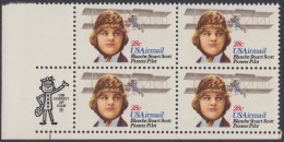 !a! USA Sc# C099 MNH ZIP-BLOCK (LL) - Blanche Stuart Scott - 3b. 1961-... Nuevos