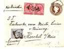 IB047 / BRIT. INDIEN -  Victoria Buntfrankatur 1895 Nach Deutschland - 1882-1901 Keizerrijk
