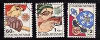 Tchécoslovaquie 1976 N°Y.T. : 2192,2193 Et 2195 Obl. - Used Stamps