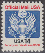 !a! USA Sc# O129A MNH SINGLE - Great Seal - Officials